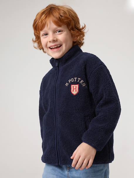 Zip-up Harry Potter jacket for boys navy blue - vertbaudet enfant 