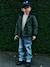 Parka with removable hood for boys lichen - vertbaudet enfant 
