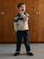 Wide-leg trousers for boys khaki+night blue - vertbaudet enfant 