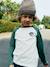 Long-sleeved T-shirt for boys bordeaux red+ochre+sage green - vertbaudet enfant 
