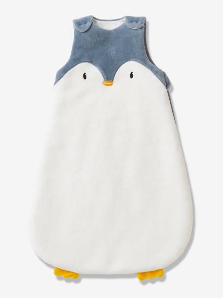 Gigoteuse hiver manches amovibles en polaire PINGOUIN écru / gris - vertbaudet enfant 
