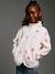 Fleece sweatshirt with zip fastening for girls vanilla - vertbaudet enfant 