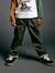 Wide-leg trousers for boys khaki+night blue - vertbaudet enfant 