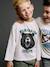 Top with Animal Motif, for Boys fir green+petrol blue+white - vertbaudet enfant 