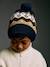 Hat, snood and gloves set for boys mocha - vertbaudet enfant 