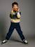 Straight Leg Jeans with Turn-Ups for Boys brut denim+stone - vertbaudet enfant 