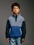 Long-Sleeved Fleece Sweatshirt for Boys blue+green - vertbaudet enfant 