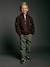 Chemise garçon en sherpa écru+noisette - vertbaudet enfant 