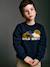Crew neck sweatshirt for boys navy blue - vertbaudet enfant 