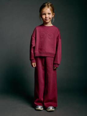 Ensemble sweat et pantalon jogging fille - vertbaudet enfant
