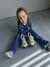 Technical long-sleeved T-shirt for girls medium blue - vertbaudet enfant 