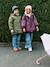 Hooded Parka with Faux Fur Lining for Girls black+camel+dark green+dusky pink+navy blue+plum - vertbaudet enfant 