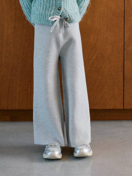 Legging large fille gris - vertbaudet enfant 