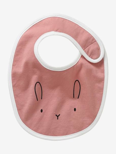 Pack of 5 Animal Bibs for Newborns Light Blue - vertbaudet enfant 