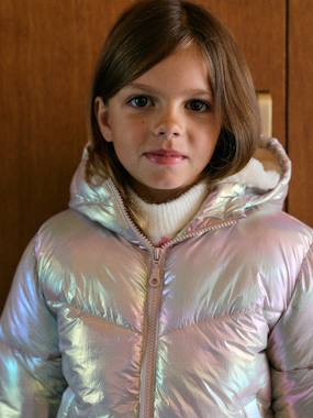 Warm puffer jacket for girls - vertbaudet enfant