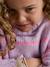 Loose-fit jumper for girls violet - vertbaudet enfant 