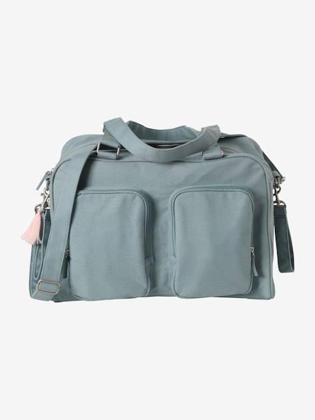 Changing Bag with Several Pockets, Family Blue+sandy beige - vertbaudet enfant 