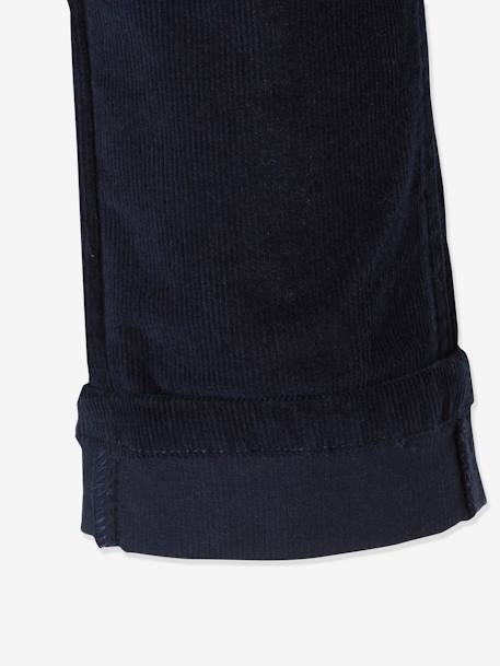 Pantalon slim velours garçon bordeaux+CAMEL+encre - vertbaudet enfant 