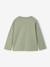 Long-sleeved T-shirt for boys sage green+white - vertbaudet enfant 