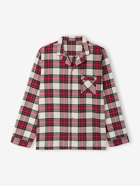 Pyjama homme flanelle Capsule Famille rouge - vertbaudet enfant 