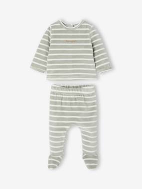 -Lot de 2 pyjamas naissance manches longues