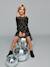 Sequin dress for girls chocolate - vertbaudet enfant 