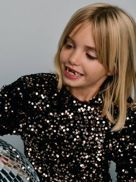 Sweat enfant fille chocolat - vertbaudet enfant 