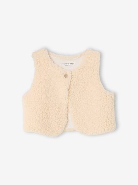 Ensemble dors bien gilet bonnet bébé fille écru - vertbaudet enfant 