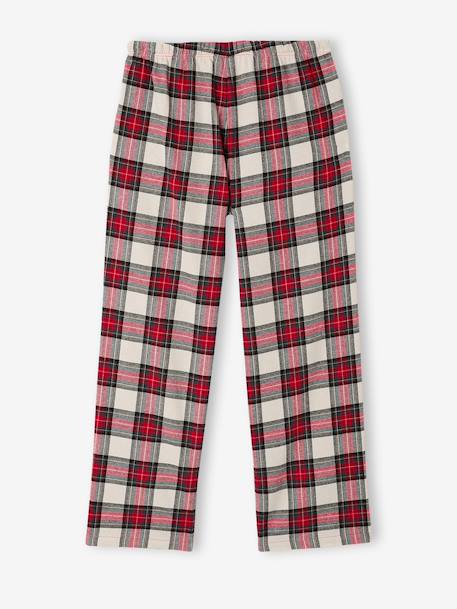 Women's flannel pyjamas Family Capsule red - vertbaudet enfant 