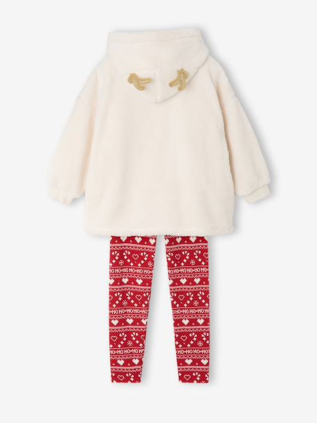 Ensemble 3 pièces de nuit enfant fille écru - vertbaudet enfant 