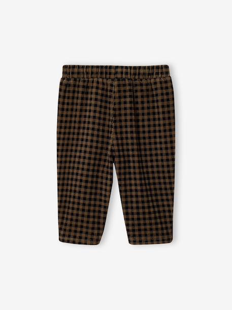 Corduroy trousers for baby boys anthracite - vertbaudet enfant 
