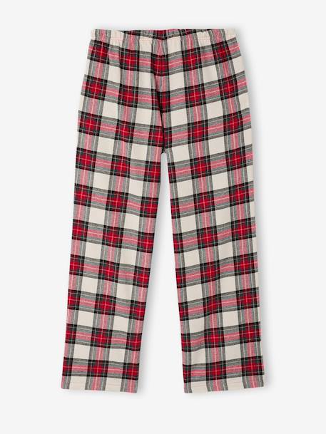 Men's Flannel pyjamas red - vertbaudet enfant 