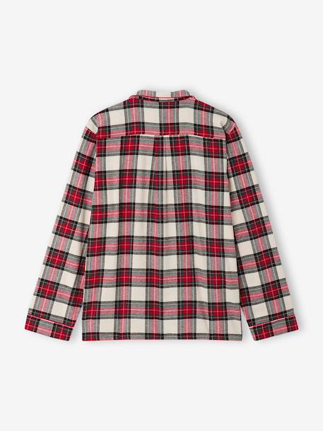 Men's Flannel pyjamas red - vertbaudet enfant 