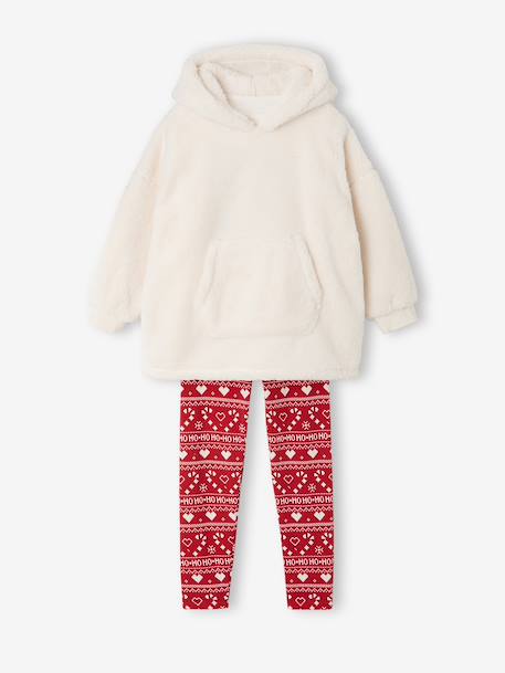 Ensemble 3 pièces de nuit enfant fille écru - vertbaudet enfant 