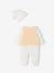 Newborn sleepsuit, cardigan and hat set for baby girls ecru - vertbaudet enfant 