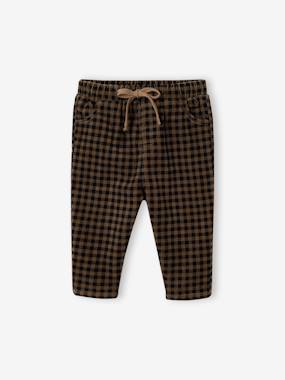 Corduroy trousers for baby boys - vertbaudet enfant -Corduroy trousers for baby boys
