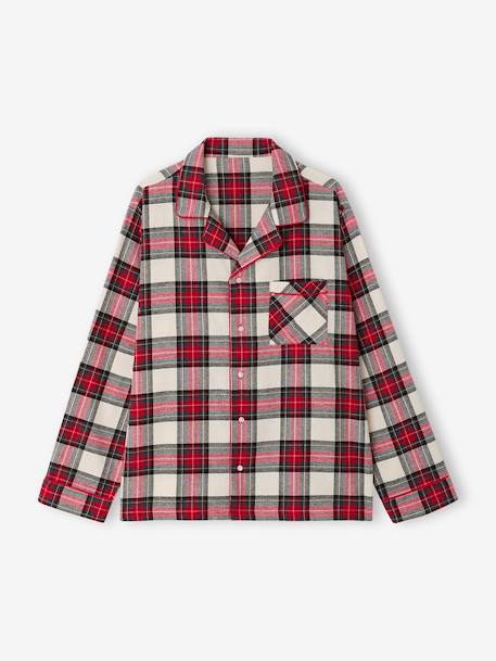 Women's flannel pyjamas Family Capsule red - vertbaudet enfant 