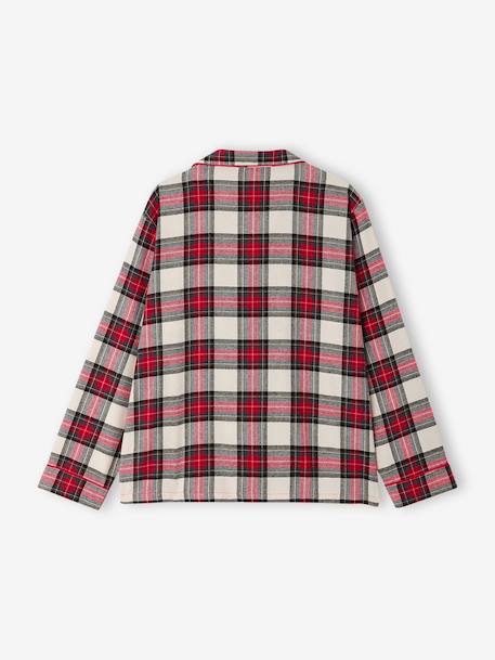 Pyjama femme flanelle Capsule Famille rouge - vertbaudet enfant 