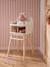 FSC® scalloped wooden doll's high chair white - vertbaudet enfant 