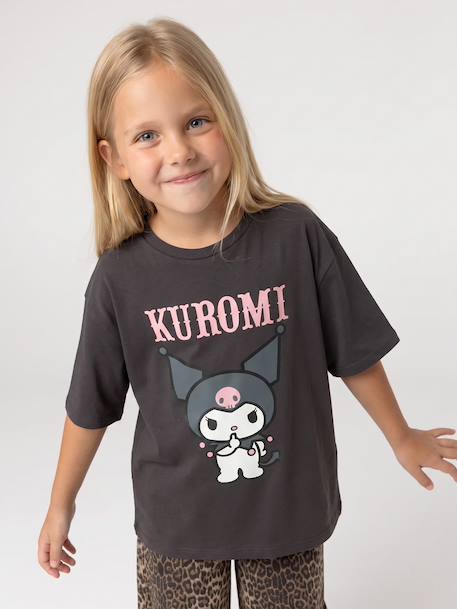 T-shirt for girls by KUROMI anthracite - vertbaudet enfant 