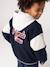 Blouson teddy garçon à capuche amovible marine - vertbaudet enfant 