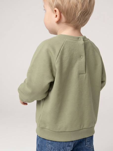 Sweatshirt Snoopy for baby khaki - vertbaudet enfant 