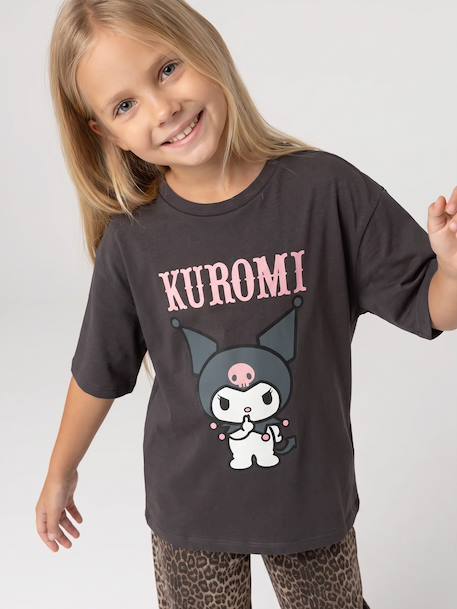 T-shirt for girls by KUROMI anthracite - vertbaudet enfant 