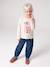 Long-sleeved T-shirt for girls ecru - vertbaudet enfant 