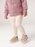 Trainers with leather velcro straps for babies gold+rosy+white - vertbaudet enfant 