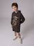 Robe sweat à capuche Rolling Stones anthracite - vertbaudet enfant 