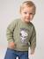Sweatshirt Snoopy for baby khaki - vertbaudet enfant 