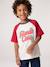 Raglan short-sleeved T-shirt for boys red - vertbaudet enfant 