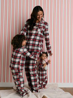 Pyjama femme flanelle Capsule Famille - vertbaudet enfant Vêtements de grossesse-Pyjama femme flanelle Capsule Famille