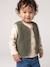 Gilet bébé sherpa à pressions vert - vertbaudet enfant 